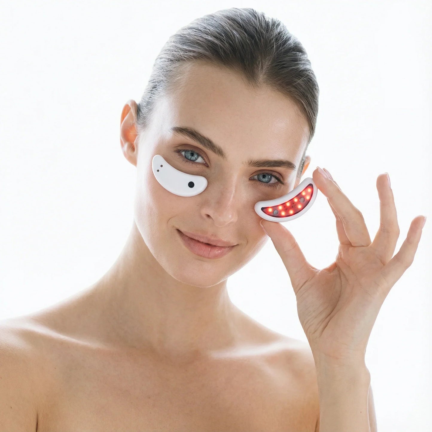 Nicebeam Red Light Therapy Eye Pods | Rejuvenece tu Mirada y Reduce Bolsas, Ojeras y Líneas de Expresión