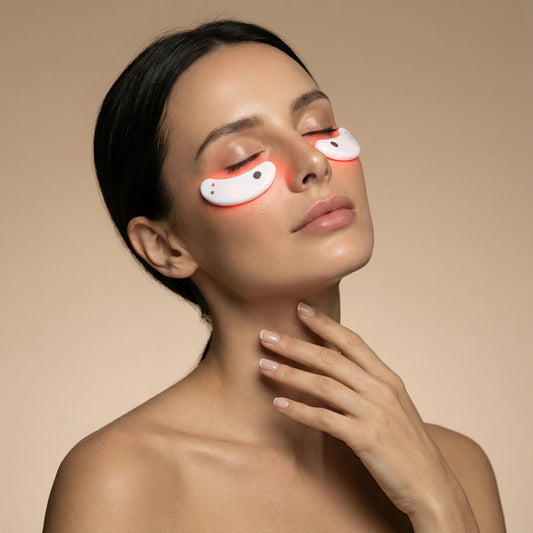 Nicebeam Red Light Therapy Eye Pods | Rejuvenece tu Mirada y Reduce Bolsas, Ojeras y Líneas de Expresión