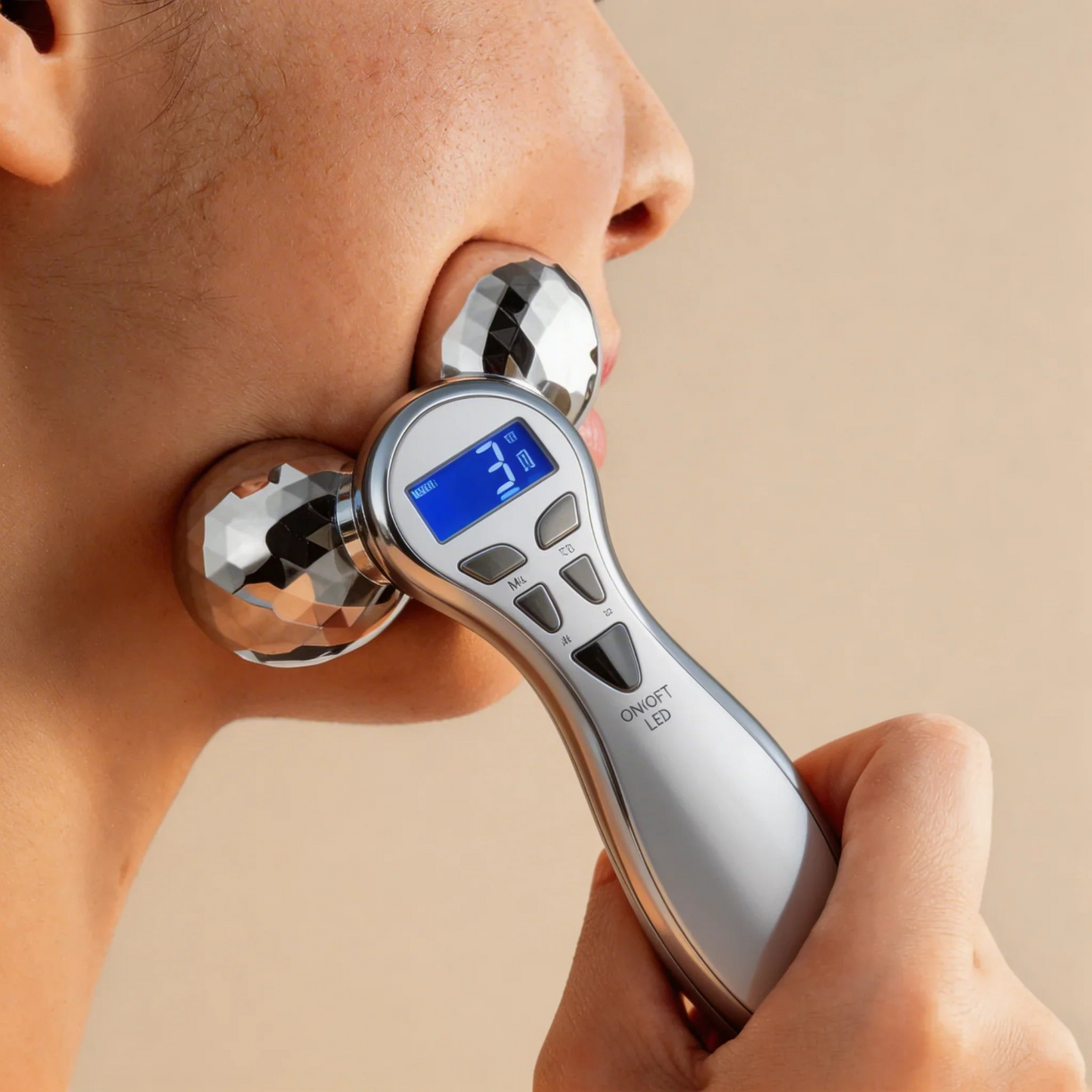 Masajeador Facial EMS 4D Lift Pro | Lifting Facial, Contorno Definido y Piel Más Firme ✨